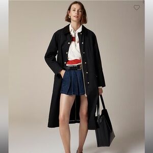 NWT J. Crew Barn Jacket in waxed cotton twill